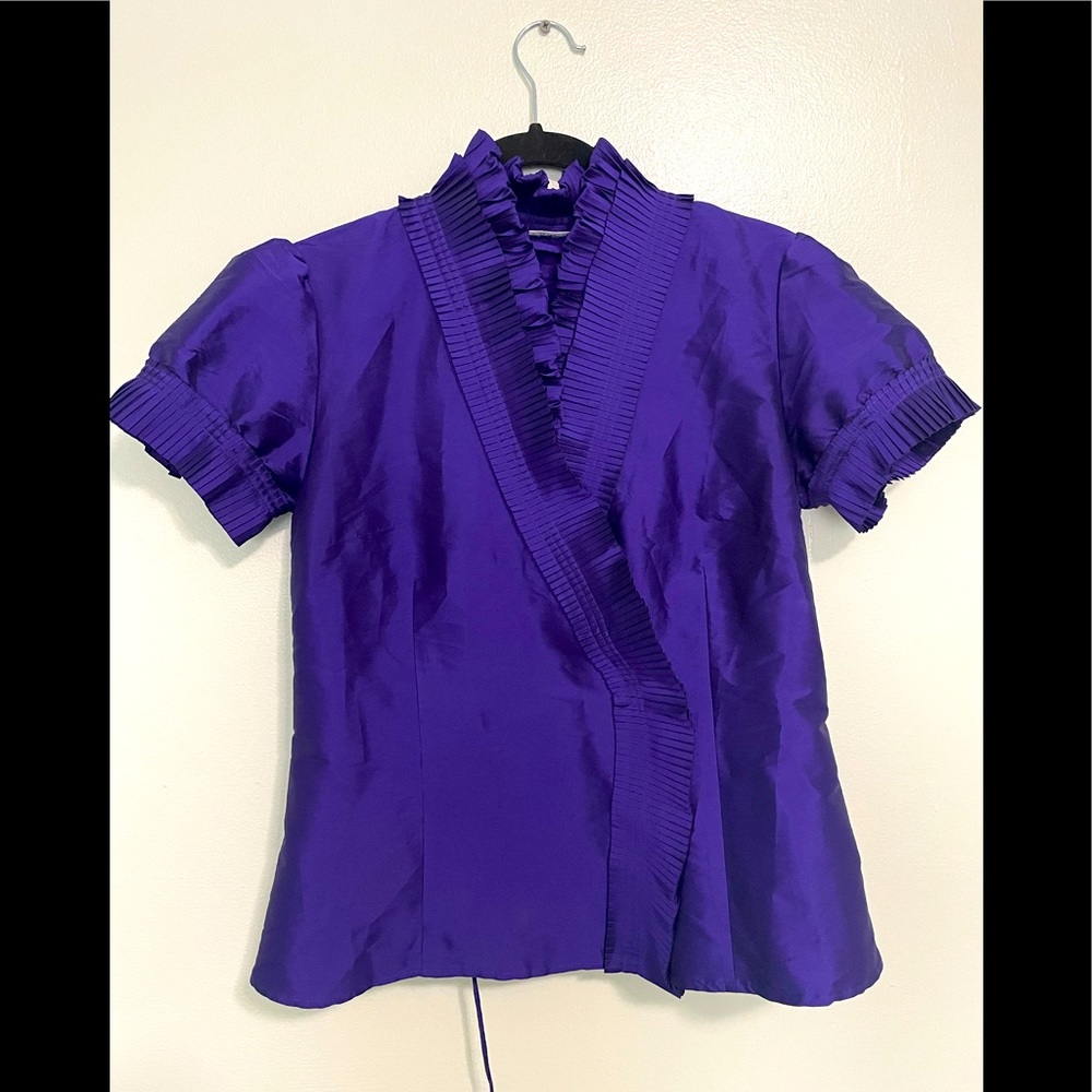 Calvin Klein wrap around blouse